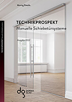 DORMA Glas - Manuelle Schiebetuersysteme fuer Glasschiebetueren