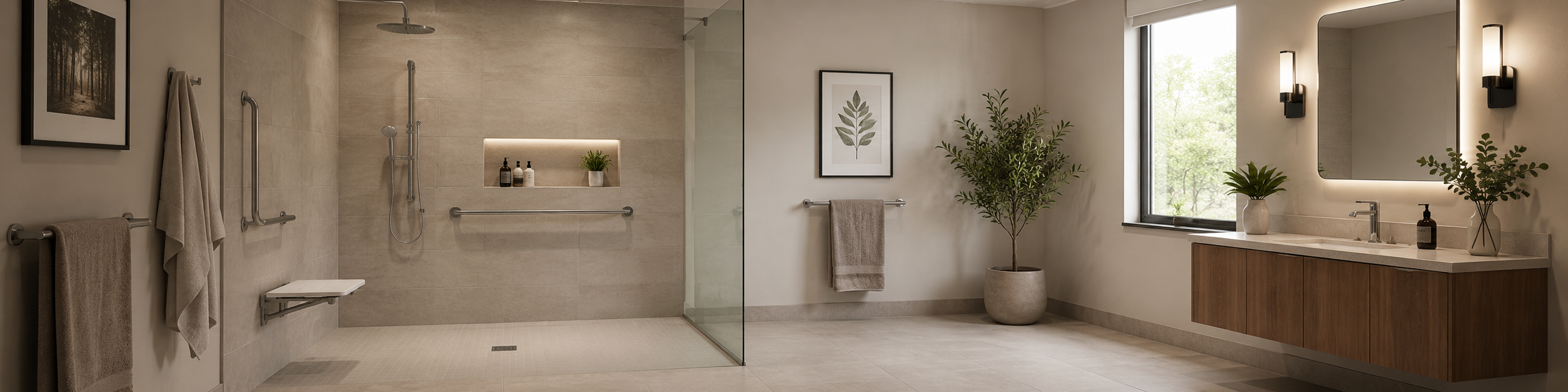 Barrierefreie Dusche