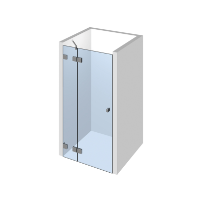 Nischendusche Duschtuer an Festteil 180° Flamea+