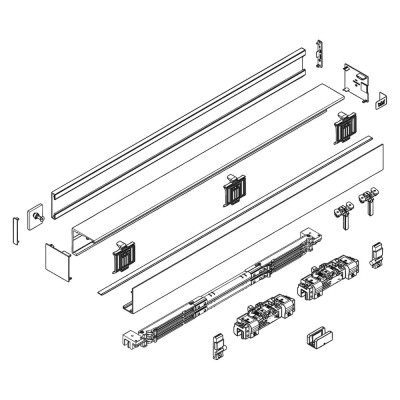 Dorma MUTO XL - 150 Schiebetuerset zur Montage Glas an Glas