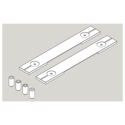 DORMA MUTO M 60 2.0 Zubehör-Set für zwei Laufwagen, zur Verklebung von Glas in diesen