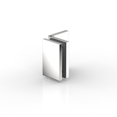 Flamea+ Winkelverbinder für Festteile Glas an Wand 90°, flexibel 60 - 100° verstellbar