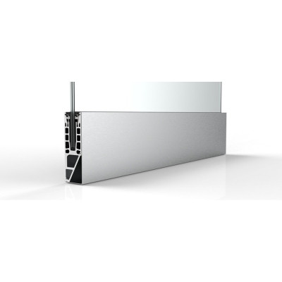 P+S Geländerprofil cp-1442 - Set zur Frontmontage z.B. an eine Wand