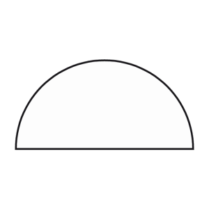 Schwallschutzprofil-Halbrundstab, 5 x 10 mm