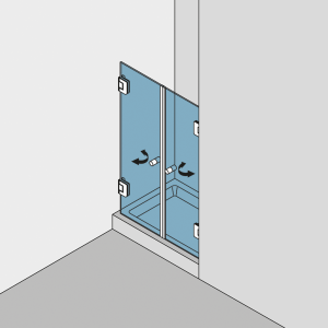 Beschlagset BF134 Typ 105