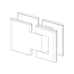 SIMONSWERK Abdeckkappen für Biloba hydraulisches Pendeltürband 91.8015BTJC