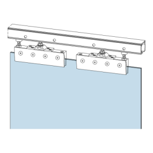 DORMA RS 120 Schiebetürbeschlag zur Wand- und Deckenmontage