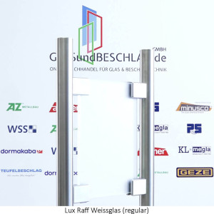 Glasausfuehrung LuxRaff Weißglas Regular