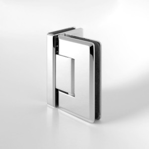 S1000 Pendeltürband Glas an Glas 90°, für Duschen in glanzverchromt