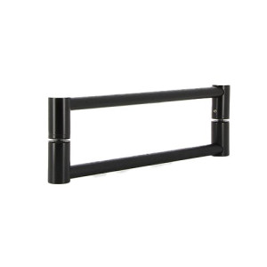 Türgriff aus Edelstahl in schwarz pulverbeschichtet, Durchmesser 20 mm - Griffbereich rund, ab Länge 295 mm