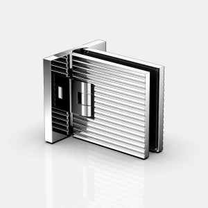 PS Flamea+ Linea Duschtuerpendelband Glas-Wand 90° in glanzverchromt