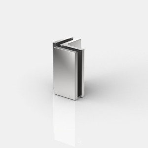 Pontere+ Winkelverbinder Glas an Glas 90° in glanzverchromt