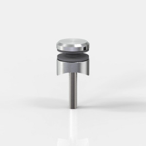 Punkthalter, Durchmesser 30 mm, erhaben, für Rundrohr