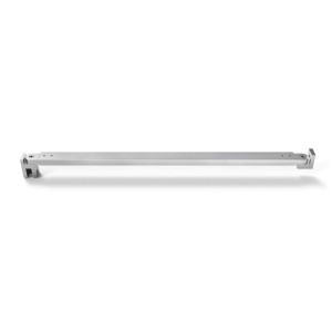 Stabilisationsstange eckig, Länge 1.160 mm, mattverchromt