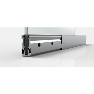 P+S Geländerprofil cp-1403-25 - Set zur Frontmontage z.B. an eine Wand