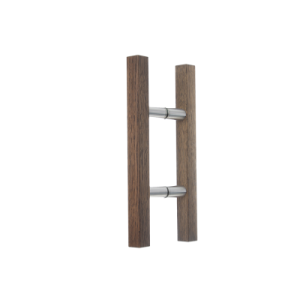 Türgriff aus Holz Drm. 30 x 30 mm - eckiger Holzstab  ab Länge 350 mm