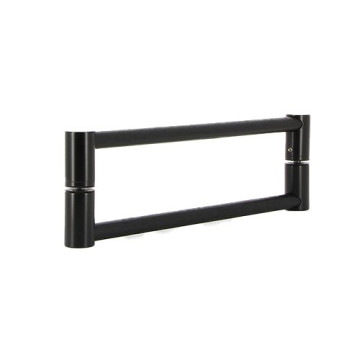 Türgriff aus Edelstahl in schwarz pulverbeschichtet, Durchmesser 20 mm - Griffbereich rund, ab Länge 295 mm