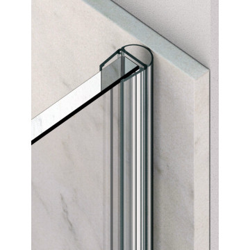 Einbaubeispiel Glas an Wand 90°