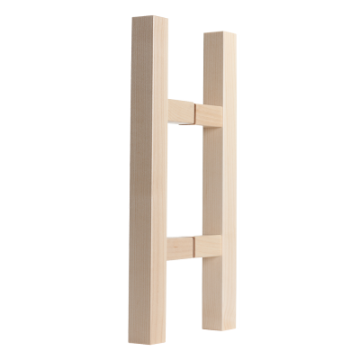 Türgriff aus Holz Drm. 30 x 30 mm - quadratischer Holzstab ab Länge 350 mm