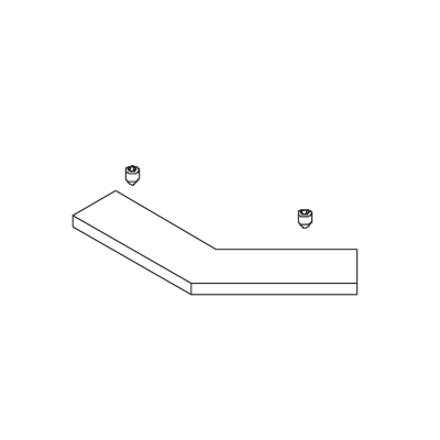 Eckverbinder 135° für MR 28 Sprossenprofil