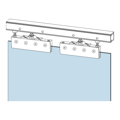 DORMA RS 120 Schiebetürbeschlag zur Wand- und Deckenmontage