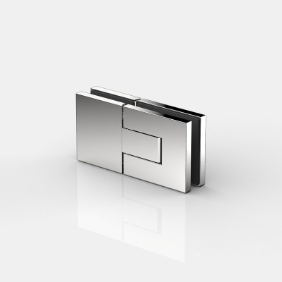 Flamea pro mini Duschtürpendelband Glas an Glas 180° Nr. 8332, glanzverchromt