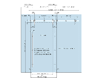 Dorma Manet Compact Set 6.1 mit versenkten Punkthaltern