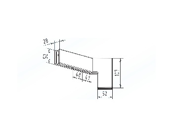 WSS Winkel-Gegenkasten GK 42.4, Abwinklung 91°-134° / 136°-179°, ohne Anschlag, Innenansicht