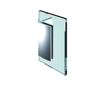 Winkelverbinder Farfalla Glas an Wand 90°, Nr. 8107