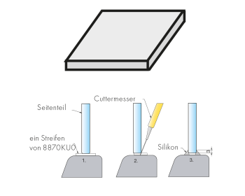 1 Set Montagehilfen aus Weich-PVC