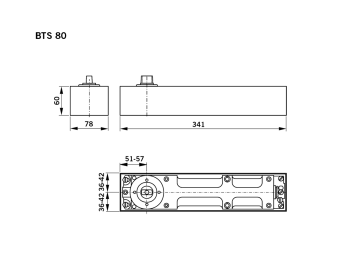 Querschnitt BTS 80 - Massdetails