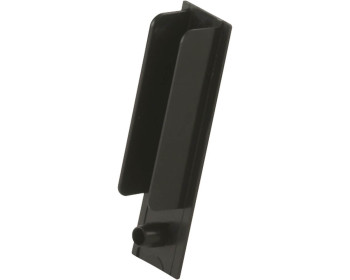DORMA Abschluss für Innentürschienen in Kunststoff schwarz für 8 mm Glasdicke