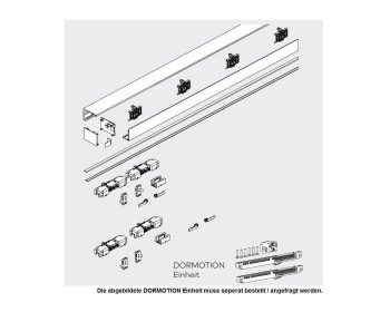 Einzelkomponenten - DORMA MUTO Schiebetürbeschlag zur Wandmontage