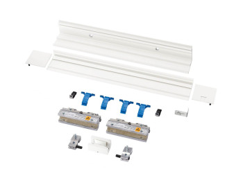 DORMA MUTO Comfort M 60 Schiebetürbeschlag zur Deckenmontage, als Set für bis 1.300 mm Flügelbreite in lm weiss