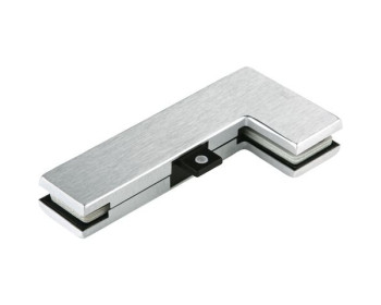 DORMA Universal Winkel-Oberlichtbeschlag PT 40 mit Anschlageinsatz, in silber