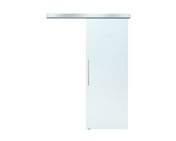 DORMA MUTO Comfort M 60 Schiebetuer dargestellt im Einbauzustand an Wand, geoeffnet