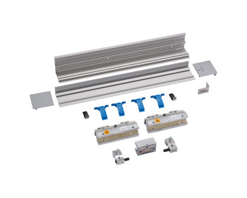 Darstellung des Schiebetürbeschlagsets DORMA MUTO Comfort M 60, geliefert wird DORMA MUTO Comfort M 60 2.0