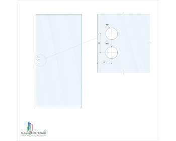 Glasbearbeitung für OFFICE und OBJEKT Glastürschloss und Gegenkasten