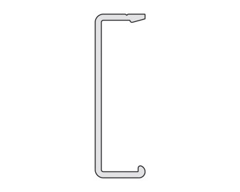 Abdeckprofil für Laufrahmenprodfil