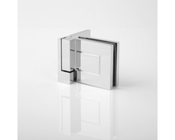 BH 112 Duschtuerband Glas an Wand 90°, DIN links