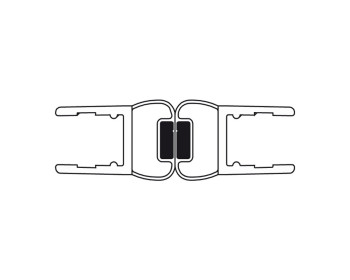 Magnetdichtung 180° Glas an Glas Art.-Nr. 74.056