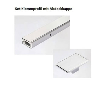 Profil Art.-Nr. 70.127 mit Abdeckkkappe Art.-Nr. 75.034