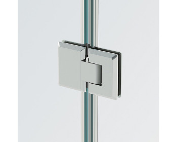 Einbaubeispiel S1000 Pendeltürband Glas an Glas 180° mit Dichtung