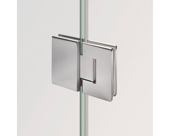 Einbaubeispiel S1000 Plus Pendeltürband Glas an Glas 180° mit Dichtung