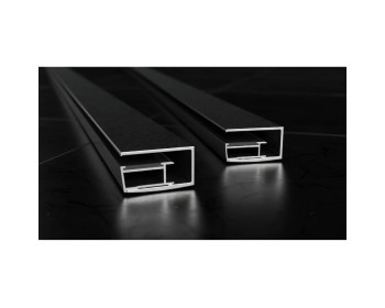 Dusch Klemmprofil für feste Glasteile für 6 oder 8 mm Glas