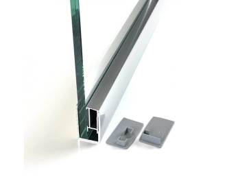 Dusch Klemmprofil in ähnl. chrom