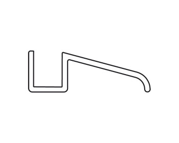 Unterer Wasserabweiser