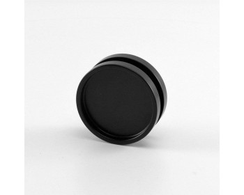 zur Wahl - Griffmuschelpaar in schwarz, Durchmesser 65 mm