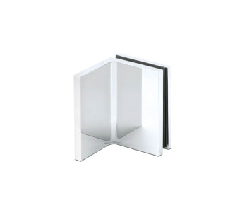 LIFT Winkelverbinder Glas an Wand 90° in glanzverchromt