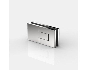 Flamea pro mini Duschtürpendelband Glas an Glas 180° Nr. 8332, glanzverchromt